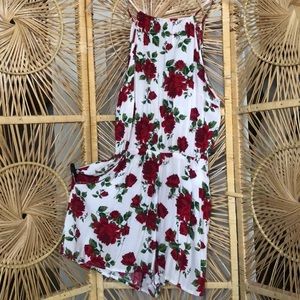 Those print halter tie romper